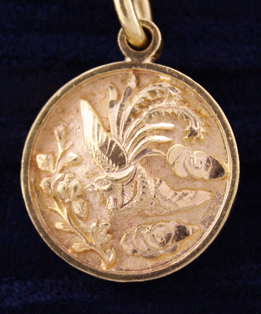 (image for) ANTIQUE 999 YELLOW GOLD PENDENT